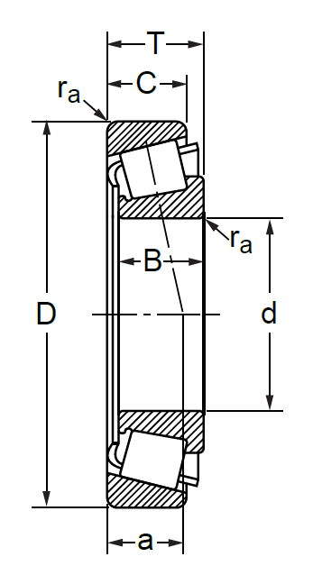 Конический роликовый подшипник 32020 X-9X026