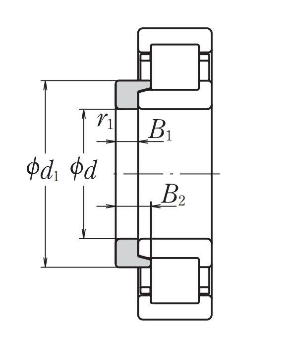 Роликовый цилиндрический подшипник NJ 2213 W