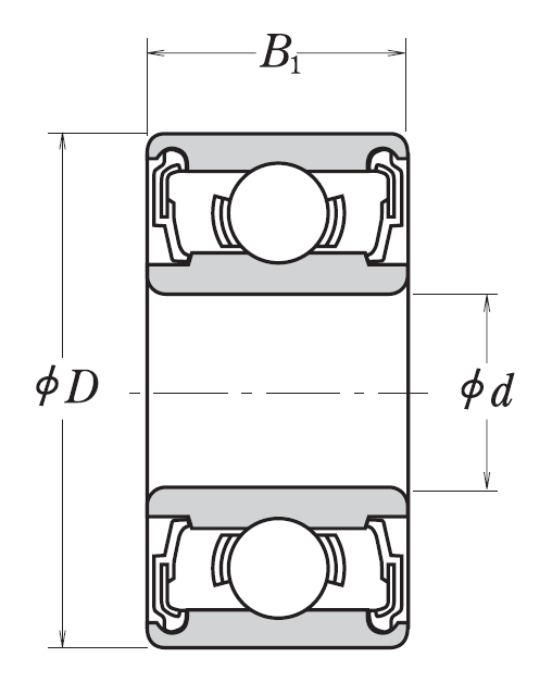 Миниатюрный подшипник 628 DDMC3E