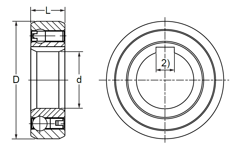 Обгонная муфта CSK 35 P