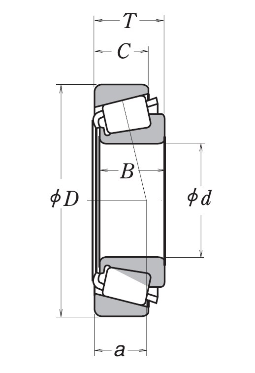 Ступичный подшипник LM 29749R/LM29711R