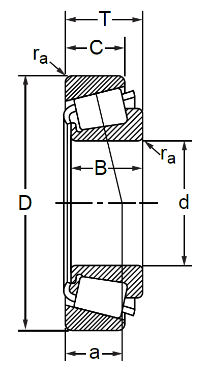 Ступичный подшипник JL 69349-99401 (JL 69349/JL69310)