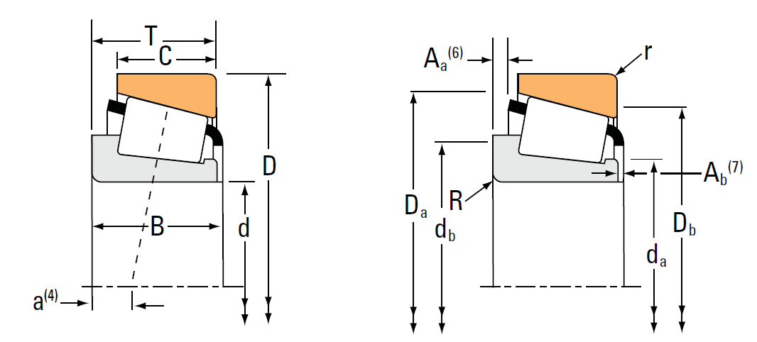 Ступичный подшипник M 86649-99401 (M 86649/M86610)