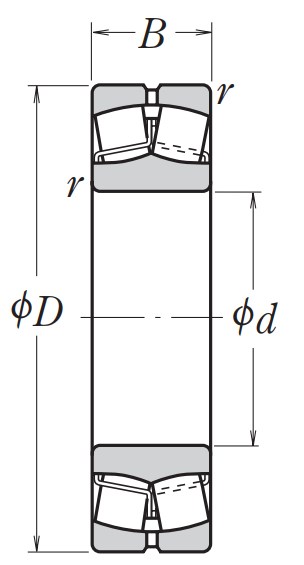 Сферический роликовый подшипник 22332 CAME4S11