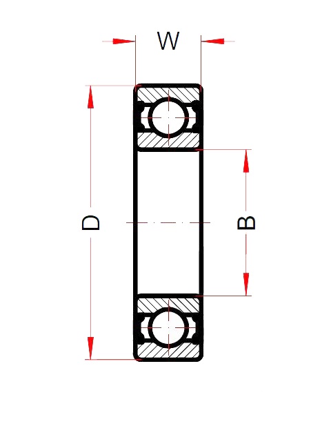 Высокотемпературный подшипник 6306 BHTS ZZ C4 220°-250° (BECO)