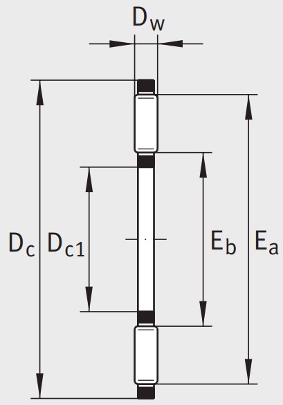 Игольчатый подшипник AXK 7095 A/0-10
