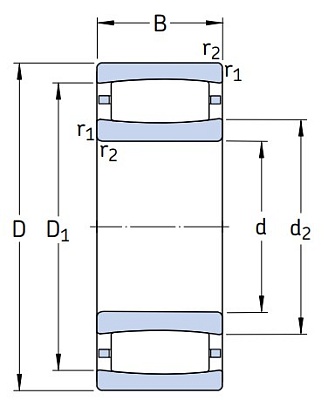 Сферический роликовый подшипник C 2213 TN9