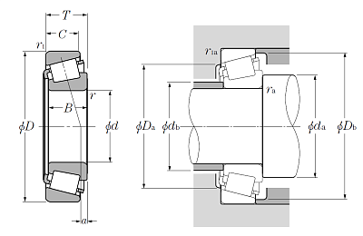 Ступичный подшипник 4T-LM102949/LM102910