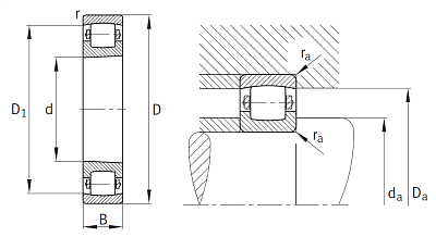 Сферический роликовый подшипник 20206 KTVPC3
