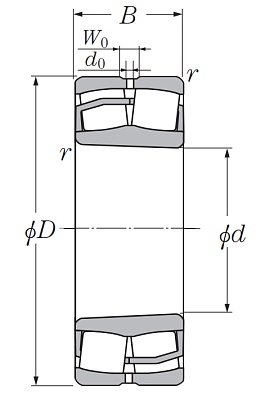 Сферический роликовый подшипник 22217 EAKD1 C3