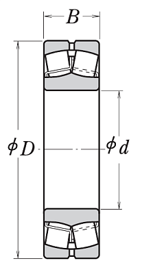 Сферический роликовый подшипник 22211 EAE4 C3