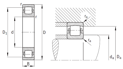 Сферический роликовый подшипник 20206 TVP