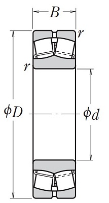 Сферический роликовый подшипник 22332 CAME4S11