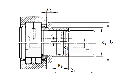 Опорный ролик PWKRE 62 2RS