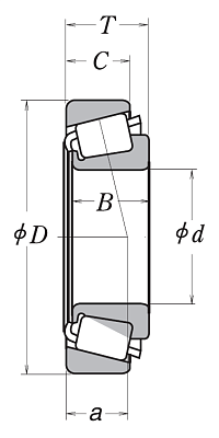 Конический роликовый подшипник HR 30213 J