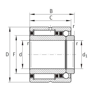 Комбинированный подшипник NKIB 5903 XL